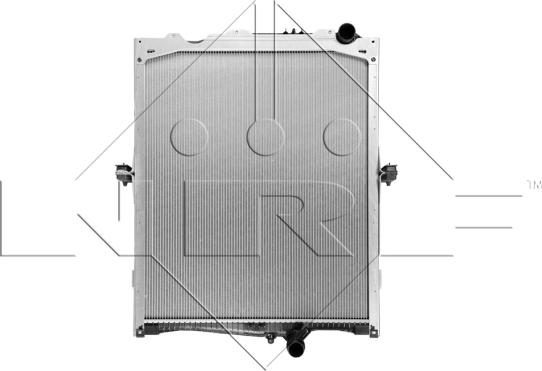 NRF 50191 - Радиатор, охлаждение двигателя autodif.ru
