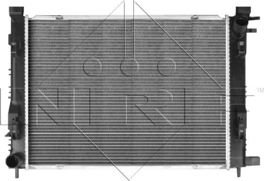 NRF 58444 - Радиатор, охлаждение двигателя autodif.ru