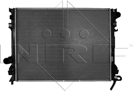 NRF 53928 - Радиатор, охлаждение двигателя autodif.ru