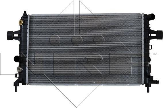 NRF 53441 - радиатор системы охлаждения! АКПП\ Opel Astra H 1.4/1.8 04> autodif.ru