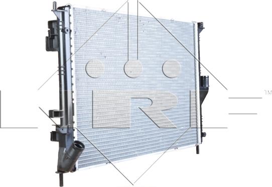 NRF 53118 - Радиатор, охлаждение двигателя autodif.ru