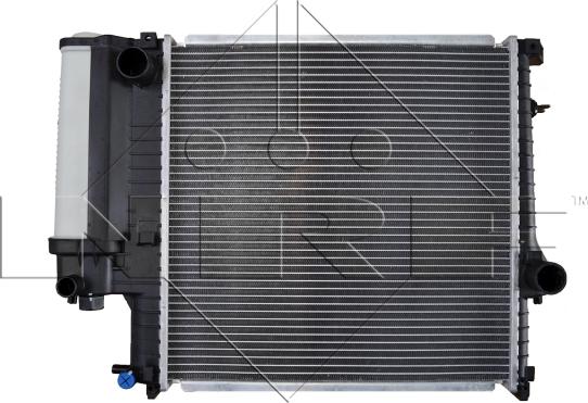 NRF 53849 - Радиатор, охлаждение двигателя autodif.ru