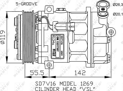 NRF 32818 - Kompresor,klimatyzacja autodif.ru