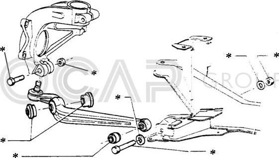 OCAP 0902205 - Комплектующее руля, подвеска колеса autodif.ru