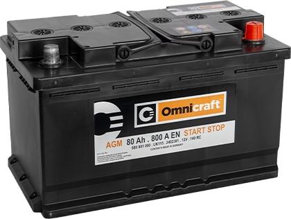 Omnicraft 2402381 - Стартерная аккумуляторная батарея, АКБ autodif.ru