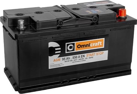 Omnicraft 2402383 - Стартерная аккумуляторная батарея, АКБ autodif.ru