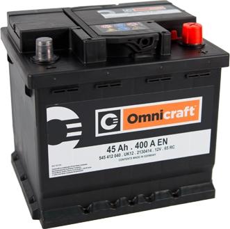 Omnicraft 2130414 - Стартерная аккумуляторная батарея, АКБ autodif.ru
