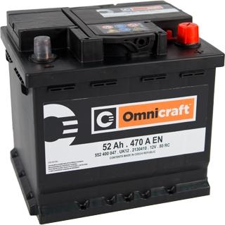 Omnicraft 2130410 - Стартерная аккумуляторная батарея, АКБ autodif.ru