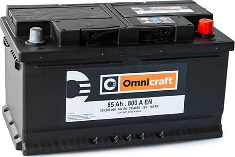 Omnicraft 2354656 - Стартерная аккумуляторная батарея, АКБ autodif.ru