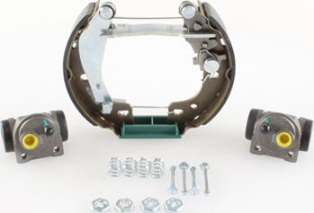 Open Parts BSK2061.02 - Комплект тормозных колодок, барабанные autodif.ru