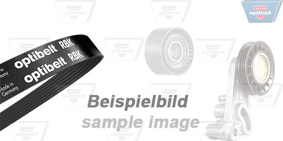 Optibelt 6 PK 1078KT1 - Поликлиновый ременный комплект autodif.ru