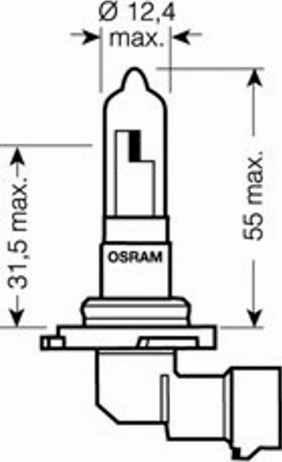 Osram 9005CBI - Лампа накаливания, противотуманная фара autodif.ru