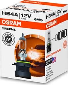 Osram 9006XS - Лампа накаливания, фара дальнего света autodif.ru
