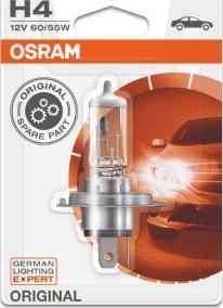 Osram 64193-01B - Лампа H4 12V 60/55W P43t ORIGINAL LINE качество оригинальной з/ч (ОЕМ) 1 шт. autodif.ru