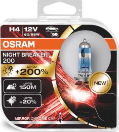Osram 64193NB200-HCB - H4 (60/55) P43t+200% NIGHT BREAKER 200 4050К (евробокс, 2шт) 12V OSRAM (Оригинал, Германия) autodif.ru