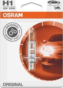 Osram 64150-01B - Лампа галогеновая головного света H1 P14.5s Original 12V 55W Блистер 1шт autodif.ru