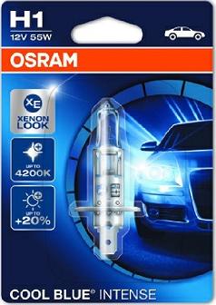 Osram 64150CBI-01B - Лампа H1 12V 55W P14,5s Cool Blue +20% (блистер 1шт) autodif.ru