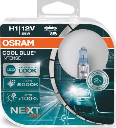 Osram 64150CBN-HCB - комплект ламп галогеновых H1 (в комплекте 2 шт.) COOL BLUE INTENSE (ne autodif.ru