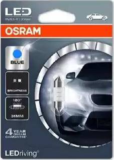 Osram 6431BL-01B - Лампа, лампа чтения autodif.ru