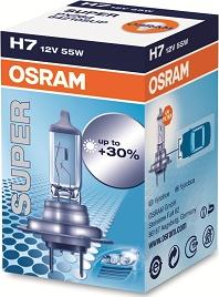 Osram 64210SUP - Лампа галогенная H7 12V 55W PX26D (На 30% больше света на дороге, на 10м длиннее световой конус) autodif.ru