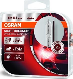 Osram 66140XNB-HCB - Лампа ксеноновая D1S 85V 35W P35d-2 XENARC NIGHT BREAKER UNLIMITED autodif.ru