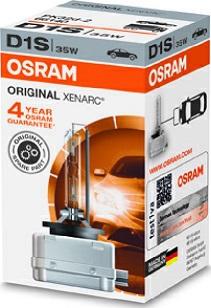 Osram 66140 - Лампа газоразрядная D1S 35W, PK32D-2. Цветовая температура 4150К, световой поток 3200 лм. Срок служб autodif.ru