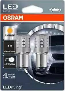 Osram 1457YE-02B - Набор автоламп LED OSRAM 1457YE-02B PY21/5W(1157) 12V 2/0,40W BAY15d LEDriving Standard (СНЯТО С ПРО autodif.ru