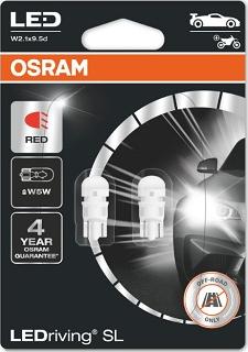 Osram 2825DRP-02B - Лампа накаливания, освещение салона autodif.ru