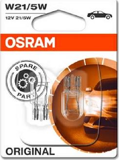 Osram 7515-02B - к-кт ламп ORIGINAL LINE! 2шт. (W21/5W) 12V 21/5W W3x16q качество ориг. з/ч (ОЕМ)\ autodif.ru