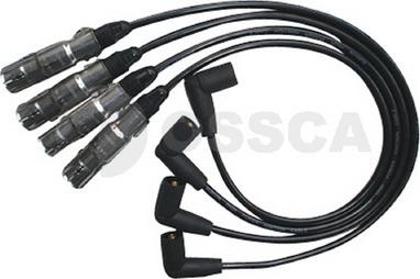 OSSCA 05657 - Провода высоковольтные, комплект AUDI A3, SEAT, SKODA Octavia, VW Bora, Golf III, IV, Polo, Vento 1. autodif.ru