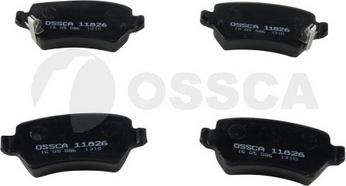 OSSCA 11826 - Тормозные колодки, дисковые, комплект autodif.ru