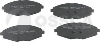 OSSCA 13643 - Тормозные колодки, дисковые, комплект autodif.ru