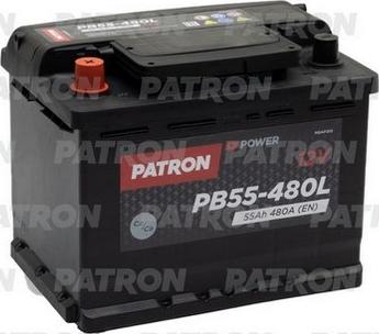 Patron PB55-480L - Стартерная аккумуляторная батарея, АКБ autodif.ru