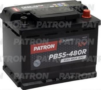 Patron PB55480R - Стартерная аккумуляторная батарея, АКБ autodif.ru