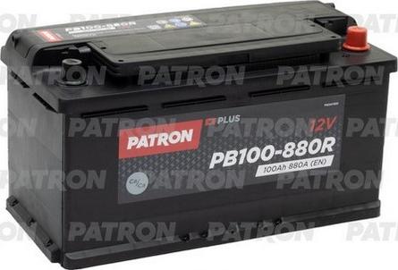 Patron PB100-880R - Стартерная аккумуляторная батарея, АКБ autodif.ru