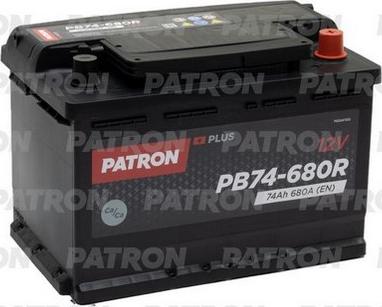 Patron PB74-680R - Стартерная аккумуляторная батарея, АКБ autodif.ru