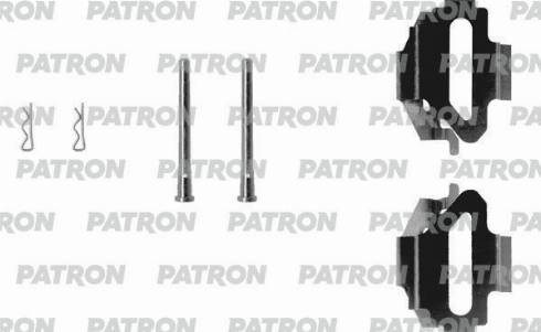 Patron PSRK1063 - Комплектующие для колодок дискового тормоза autodif.ru