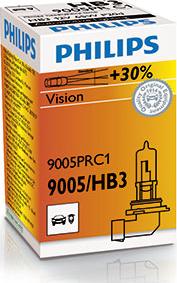PHILIPS 9005PRC1 - Лампа Philips 12-60 Вт. HB3 Vision галогеновая (P20d) 9005PRC1/24689960 Польша 1/1 шт. autodif.ru