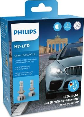 PHILIPS 11972U6000X2 - Лампа накаливания, фара дальнего света autodif.ru