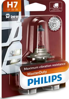 PHILIPS 13972MDB1 - Лампа автомобильная H7 24V- 70W (PX26d) MasterDuty (блистер 1шт.) (Philips) autodif.ru