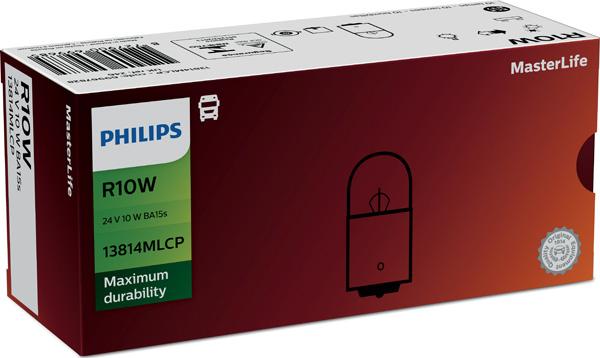 PHILIPS 13814MLCP - Лампа накаливания, фонарь освещения номерного знака autodif.ru