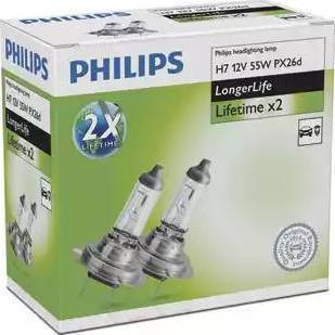 PHILIPS 12972 - Лампа накаливания, фара дневного освещения autodif.ru