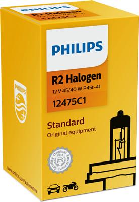 PHILIPS 12475C1 - Лампа 12V R2 45-40W P45t-41 Halogen autodif.ru