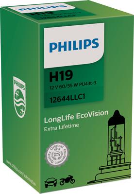 PHILIPS 12644LLC1 - Лампа накаливания, фара дальнего света autodif.ru