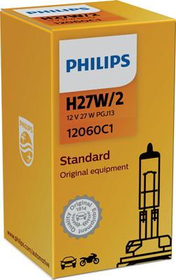 PHILIPS 12060C1 - Лампа H27W/2 12060 12V 27W PGJ13 (Картонная упаковка 1 шт.) autodif.ru