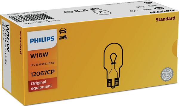 PHILIPS 12067CP - Лампа накаливания, фонарь указателя поворота autodif.ru