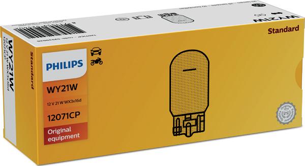 PHILIPS 12071CP - Лампа накаливания, фонарь указателя поворота autodif.ru