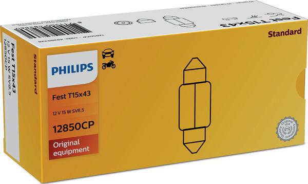PHILIPS 12850CP - Лампа накаливания, освещение салона autodif.ru