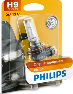 PHILIPS 12361B1 - лампа головного света Standard! 1 шт. (H9) 12V 65W PGJ19-5\ autodif.ru