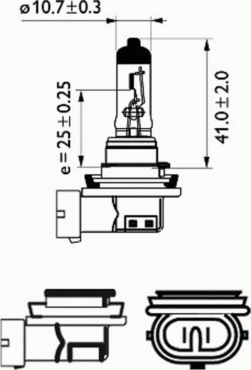 PHILIPS 12362LLC1 - Лампа накаливания, противотуманная фара autodif.ru